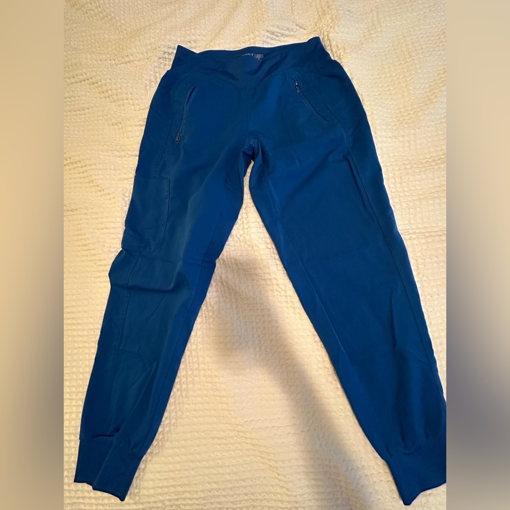 Healing hands purple label Tara jogger scrubs with elastic waistband XS petite